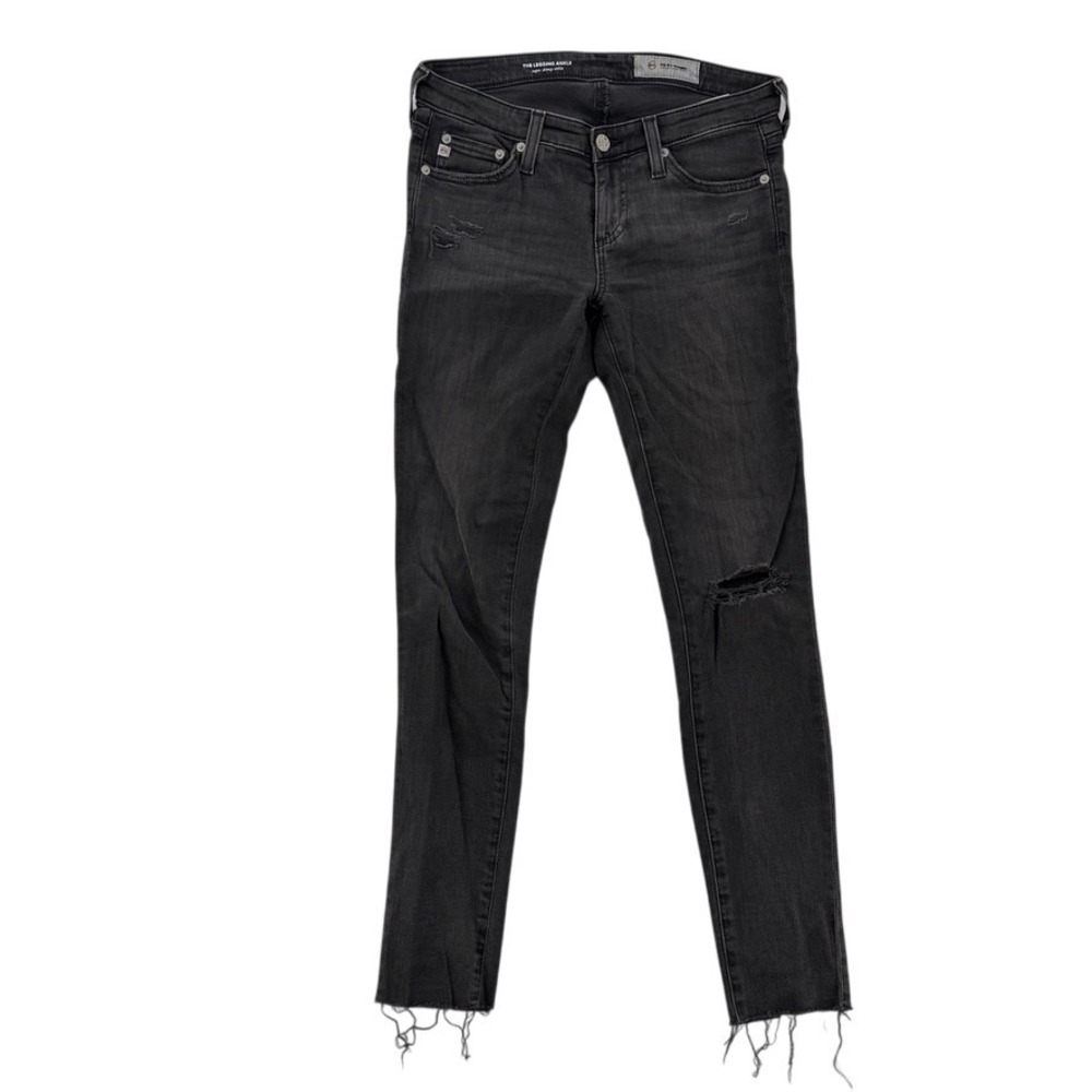 AG Adriano Goldschmied Legging Ankle Jeans Womens 25R Distressed Skinny Denim